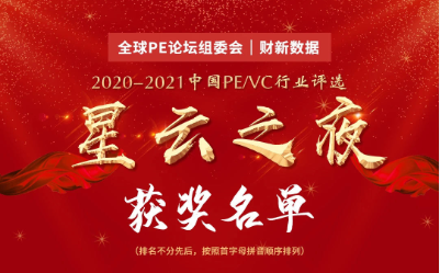 喜報│省産業基金榮獲“2020-2021年度中國政府引導基金十強”